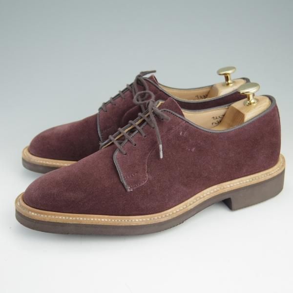 美品★トリッカーズ SIZE 6.5【モデル定価￥85,800-★プレーントゥ/M3616/ROBERT】カントリーシューズ/スエード/メンズ/Tricker's★e743