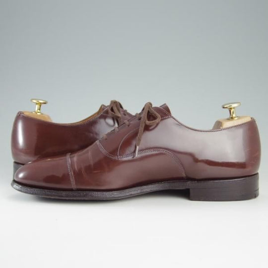 極上★チャーチ 75F/UK7.5【コンサル同仕様★73ラスト/BALMORAL】ストレートチップ/ポリッシュドバインダーカーフ/メンズ/Church's★e744