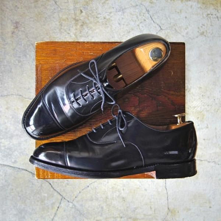 極上★チャーチ 60G/UK6【定価￥130,900-★コンサル/CONSUL】173ラスト/5都市ロゴ/ストレートチップ/黒/メンズ/Church's★e745