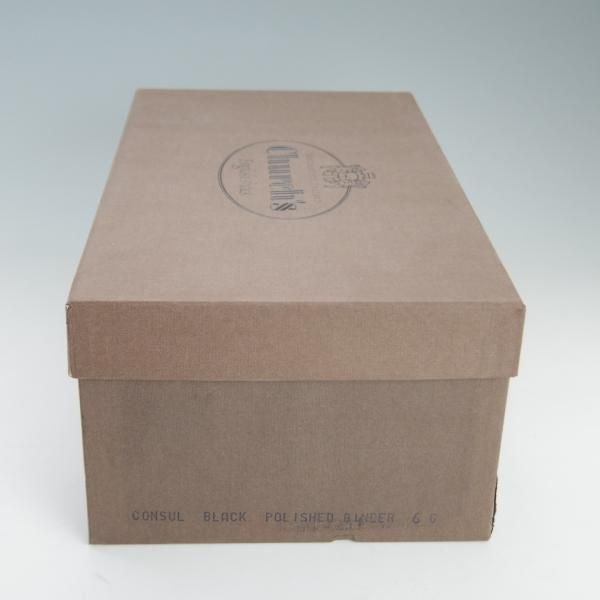 極上★チャーチ 60G/UK6【定価￥130,900-★コンサル/CONSUL】173ラスト/5都市ロゴ/ストレートチップ/黒/メンズ/Church's★e745