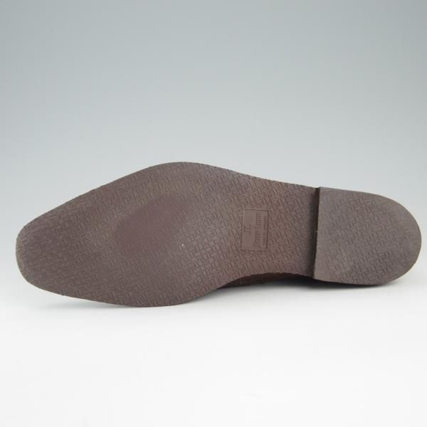 極美品★ジョンロブ 8.5E【ミュージアムカーフ仕様★チャッカブーツ/UPPINGHAM】1306ラスト/パリジャンブラウン/茶/JOHN LOBB★e746