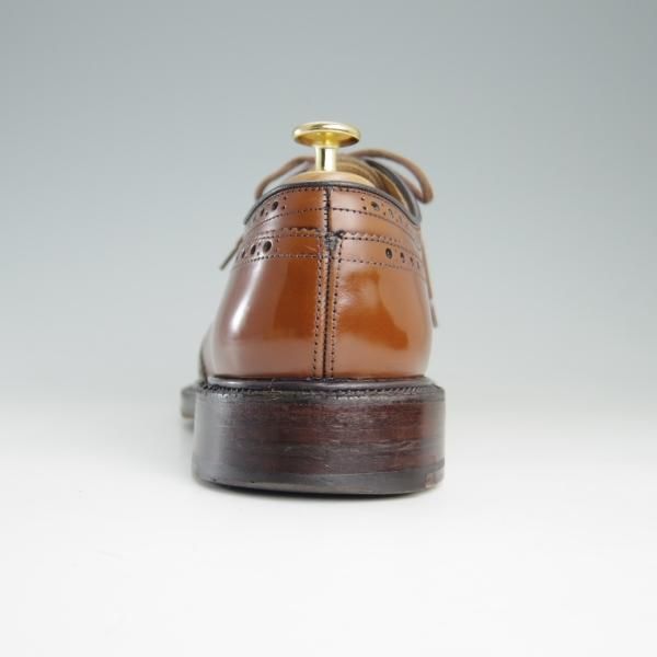 美品★チャーチ 80F/UK8【定価￥103,400-★GRAFTON/173ラスト】グラフトン/5都市ロゴ/フルブローグ/サンダルウッド/茶/Church's★e748