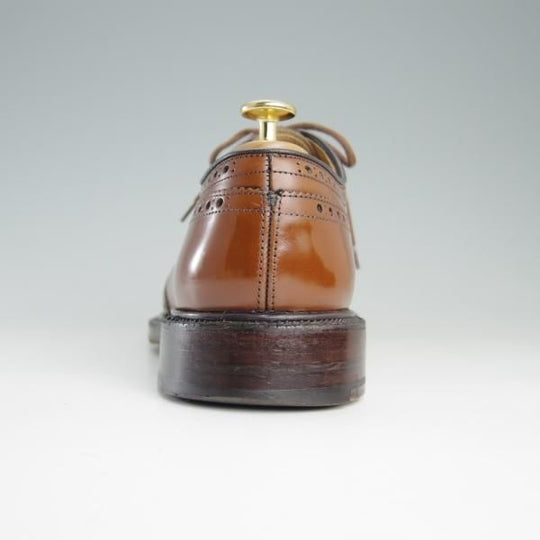 美品★チャーチ 80F/UK8【定価￥103,400-★GRAFTON/173ラスト】グラフトン/5都市ロゴ/フルブローグ/サンダルウッド/茶/Church's★e748