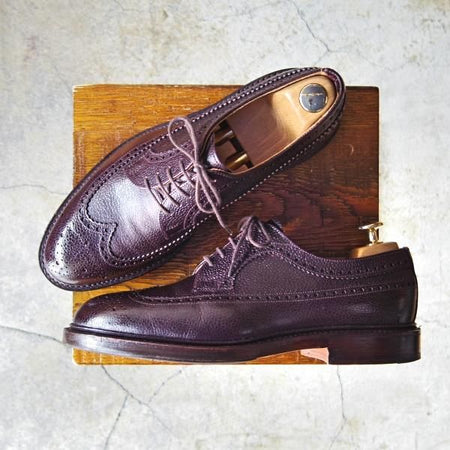 極美品★クロケット&ジョーンズ UK7.5/US8D【貴重★ブルックスブラザーズ/ブラックフリース別注】325ラスト/メンズ/Crockett&Jones★e750