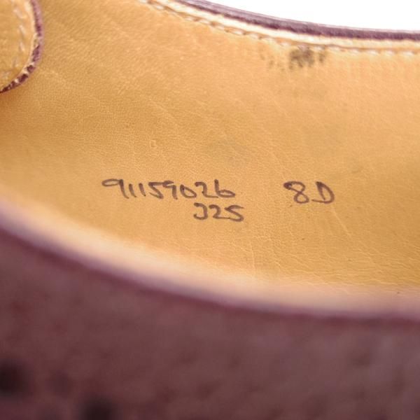 極美品★クロケット&ジョーンズ UK7.5/US8D【貴重★ブルックスブラザーズ/ブラックフリース別注】325ラスト/メンズ/Crockett&Jones★e750