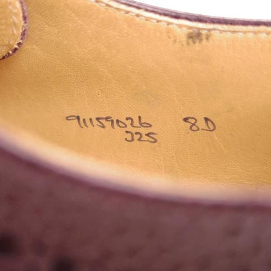 極美品★クロケット&ジョーンズ UK7.5/US8D【貴重★ブルックスブラザーズ/ブラックフリース別注】325ラスト/メンズ/Crockett&Jones★e750