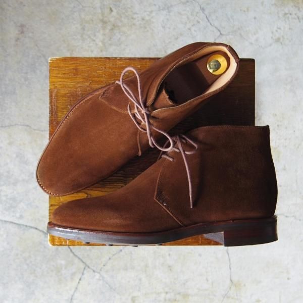 美品★(英)アルフレッド・サージェント 6.5F【ダイナイトソール仕様★チャッカブーツ/HAVANT】89ラスト/スエード/Alfred Sargent★e751