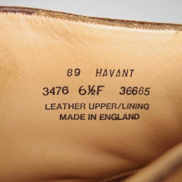 美品★(英)アルフレッド・サージェント 6.5F【ダイナイトソール仕様★チャッカブーツ/HAVANT】89ラスト/スエード/Alfred Sargent★e751