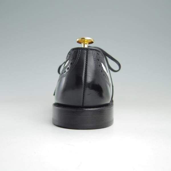 極美品★(米)アレンエドモンズ 8.5D【★スペクテイターシューズ/BroadStreet】フルブローグ/カーフ/黒×白/メンズ/ALLEN EDMONDS★e755