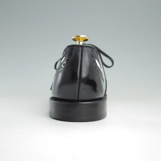 極美品★(米)アレンエドモンズ 8.5D【★スペクテイターシューズ/BroadStreet】フルブローグ/カーフ/黒×白/メンズ/ALLEN EDMONDS★e755