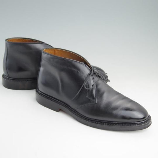 極美品★(米)アレンエドモンズ 7E【★(米)ラルフローレン別注/Ralph Lauren】チャッカブーツ/カーフ/黒/メンズ/ALLEN EDMONDS★e756