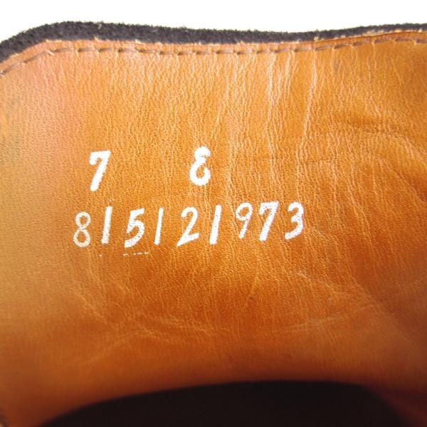 極美品★(米)アレンエドモンズ 7E【★(米)ラルフローレン別注/Ralph Lauren】チャッカブーツ/カーフ/黒/メンズ/ALLEN EDMONDS★e756