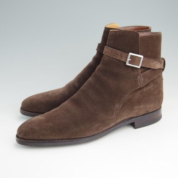 美品★クロケット&ジョーンズ 8.5D【ハンドグレードライン★ダイナイトソール仕様/BRIGSTOCK】ジョッパーブーツ/Crockett&Jones★e757