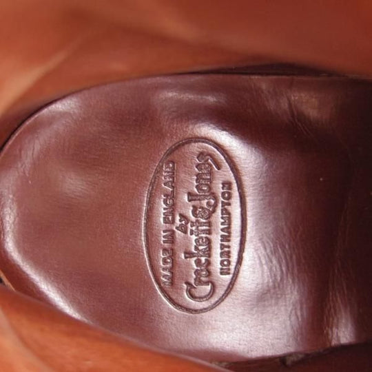 美品★クロケット&ジョーンズ 8.5D【ハンドグレードライン★ダイナイトソール仕様/BRIGSTOCK】ジョッパーブーツ/Crockett&Jones★e757