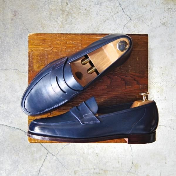 限定値下！CROCKETT&JONES×PaulSmith　セミブローグ７ハーフ 中古)クロケット&ジョーンズ/ポールスミス・コレクション別注