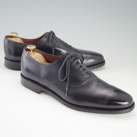 美品★アレンエドモンズ 8D【★プレーントゥ/CARLYLE】カーライル/カーフ/黒/メンズ/ALLEN EDMONDS★e761