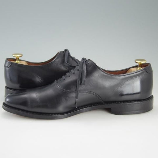 美品★アレンエドモンズ 8D【★プレーントゥ/CARLYLE】カーライル/カーフ/黒/メンズ/ALLEN EDMONDS★e761