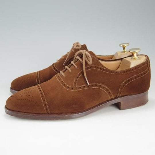 極上★クロケット&ジョーンズ 6.5EX【★ロイドフットウェア別注/CHAIRMAN】236ラスト/セミブローグ/Lloyd Footwear/Crockett&Jones★e765