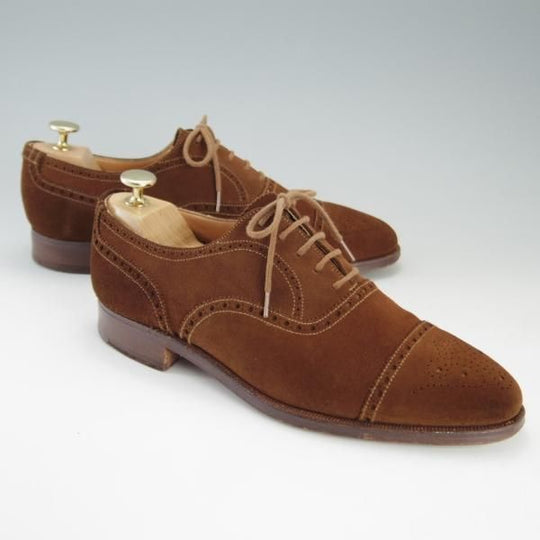極上★クロケット&ジョーンズ 6.5EX【★ロイドフットウェア別注/CHAIRMAN】236ラスト/セミブローグ/Lloyd Footwear/Crockett&Jones★e765