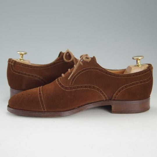 極上★クロケット&ジョーンズ 6.5EX【★ロイドフットウェア別注/CHAIRMAN】236ラスト/セミブローグ/Lloyd Footwear/Crockett&Jones★e765