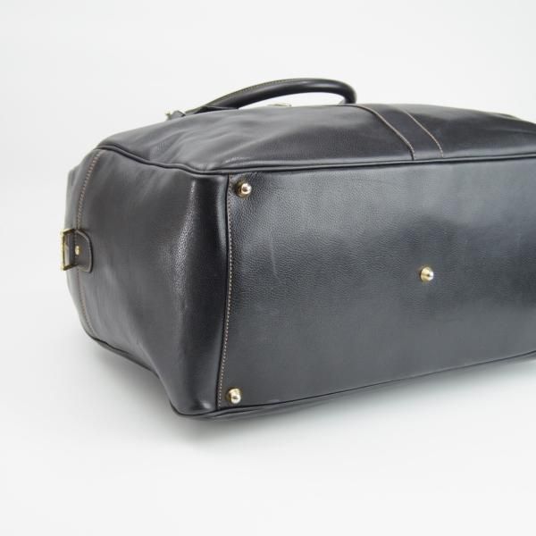 極上★(英)ダンヒル/dunhill【★レザー/ボストンバッグ】メンズ/ビジネス/バッグ/黒/革/鞄★N5557