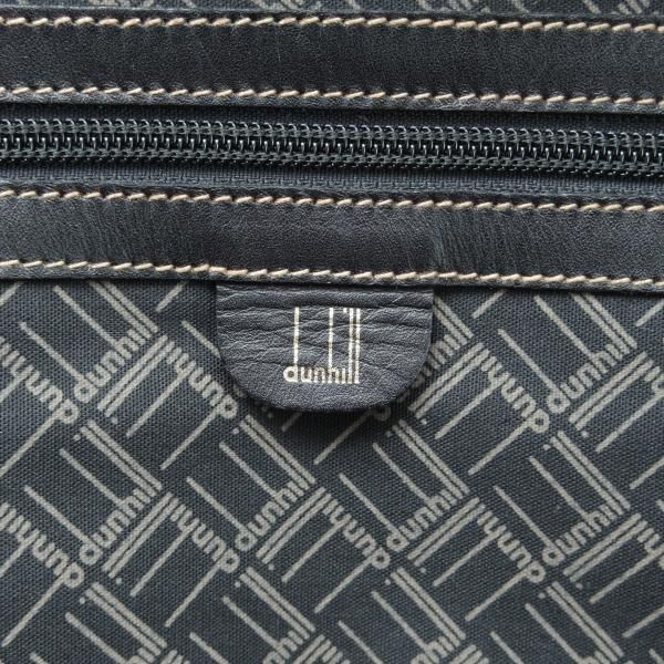 極上★(英)ダンヒル/dunhill【★レザー/ボストンバッグ】メンズ/ビジネス/バッグ/黒/革/鞄★N5557