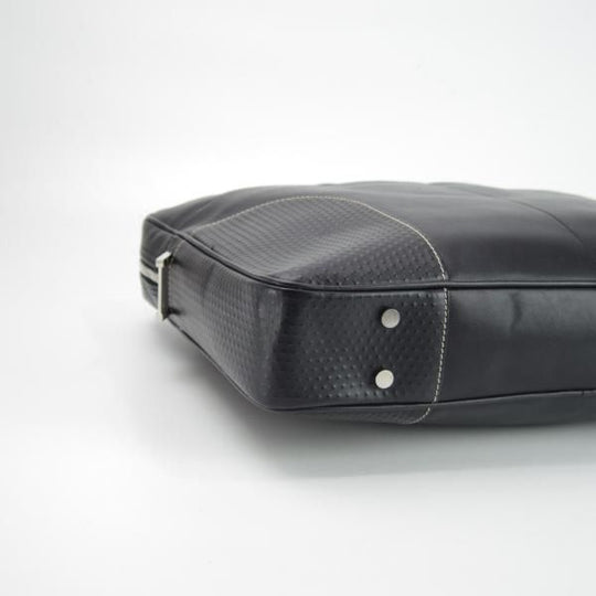 極上★(英)ダンヒル/dunhill【★レザー/ブリーフケース】メンズ/ビジネス/バッグ/黒/革/鞄★N5558