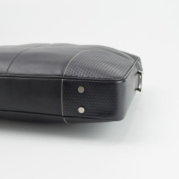 極上★(英)ダンヒル/dunhill【★レザー/ブリーフケース】メンズ/ビジネス/バッグ/黒/革/鞄★N5558