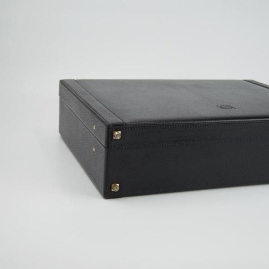 美品★ロエベ/LOEWE【イタリア製★レザー/アタッシュケース】メンズ/ビジネス/バッグ/ブリーフケース/黒/革/鞄★N5559
