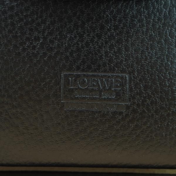 美品★ロエベ/LOEWE【イタリア製★レザー/アタッシュケース】メンズ/ビジネス/バッグ/ブリーフケース/黒/革/鞄★N5559