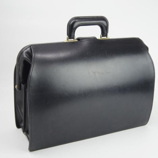 極上★ポーター/PORTER【定価￥148,000+税★ブライドルレザー仕様/CROWNシリーズ/レザー/ダレスバッグ】メンズ/ビジネス/黒/革/鞄★N5560