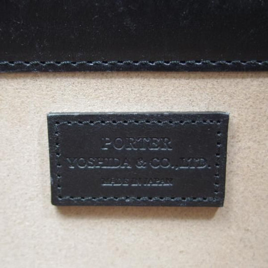 極上★ポーター/PORTER【定価￥148,000+税★ブライドルレザー仕様/CROWNシリーズ/レザー/ダレスバッグ】メンズ/ビジネス/黒/革/鞄★N5560