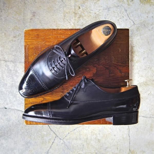 極美品★ジョンロブ 6E【定価20万円以上★プレステージライン/LAZENBY/7000ラスト】セミブローグ/カーフ/黒/メンズ/JOHN LOBB★e767