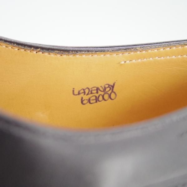 極美品★ジョンロブ 6E【定価20万円以上★プレステージライン/LAZENBY/7000ラスト】セミブローグ/カーフ/黒/メンズ/JOHN LOBB★e767