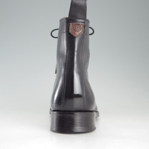 極美品★(英)グレンソン 6F【最上級★G-ZEROライン/レースアップブーツ】ブーツ/カーフ/黒/メンズ/GRENSON★e768