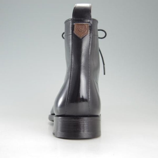 極美品★(英)グレンソン 6F【最上級★G-ZEROライン/レースアップブーツ】ブーツ/カーフ/黒/メンズ/GRENSON★e768