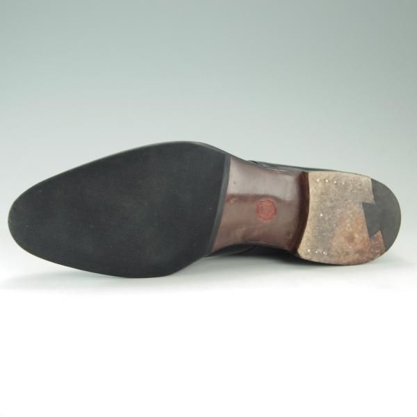 極美品★(英)グレンソン 6F【最上級★G-ZEROライン/レースアップブーツ】ブーツ/カーフ/黒/メンズ/GRENSON★e768