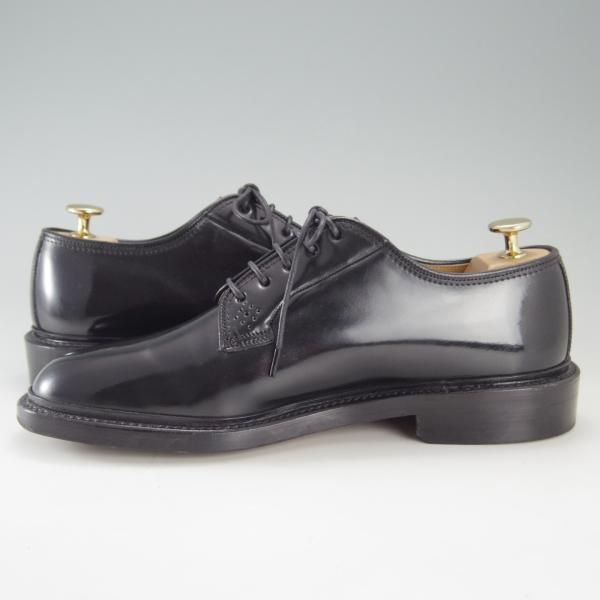 美品★リーガル SIZE 24.5【貴重★水染めコードバン仕様/インペリアルグレード】W514/プレーントゥ/黒/Shell Cordvan/REGAL★e770