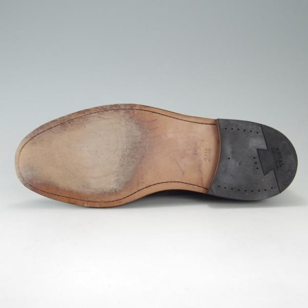 美品★リーガル SIZE 24.5【貴重★水染めコードバン仕様/インペリアルグレード】W514/プレーントゥ/黒/Shell Cordvan/REGAL★e770