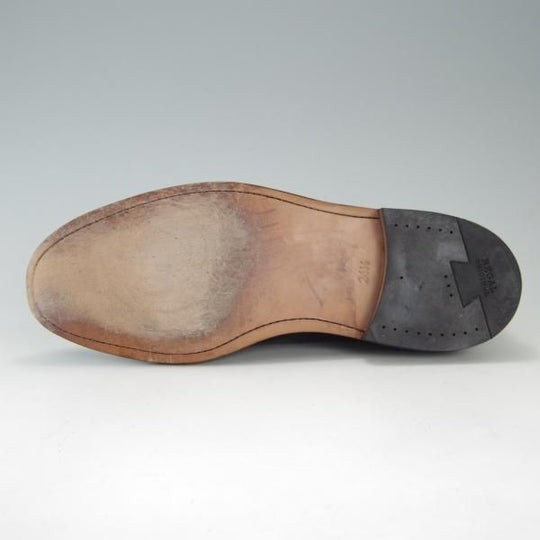 美品★リーガル SIZE 24.5【貴重★水染めコードバン仕様/インペリアルグレード】W514/プレーントゥ/黒/Shell Cordvan/REGAL★e770