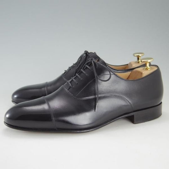 美品★(伊製)ブルックスブラザーズ SIZE 7.5【★ストレートチップ/199610】カーフ/黒/メンズ/シューズ/靴/BROOKS BROTHERS★e771