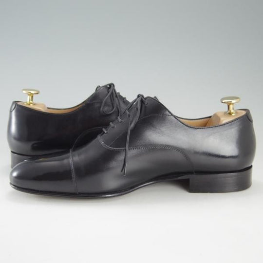 美品★(伊製)ブルックスブラザーズ SIZE 7.5【★ストレートチップ/199610】カーフ/黒/メンズ/シューズ/靴/BROOKS BROTHERS★e771