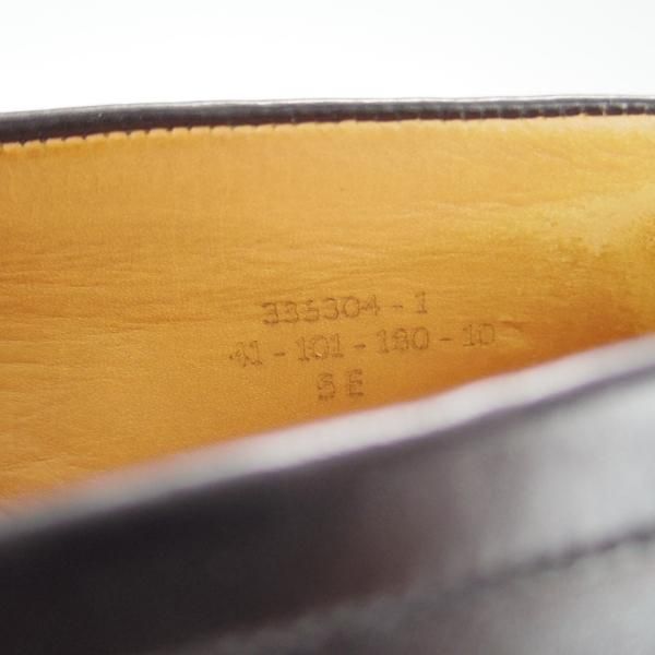 極上★J.M.ウェストン 5E【定価￥110,000-★コインローファー/180】41ラスト/ボックスカーフ/黒/メンズ/Weston/ウエストン★e772
