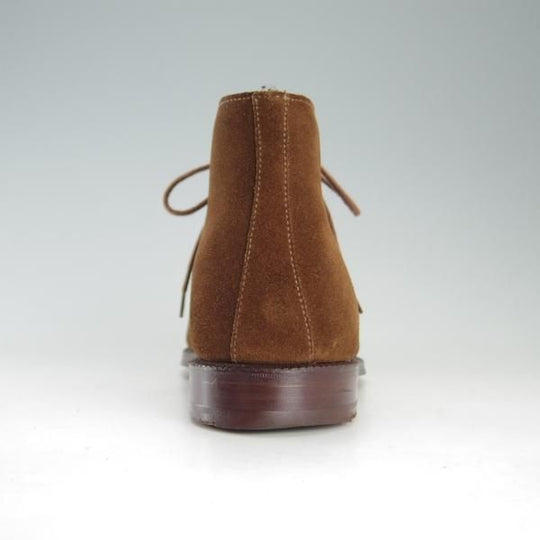 美品★クロケット&ジョーンズ 6E【定価￥73,700-★チャートシー/CHERTSEY】チャッカブーツ/224ラスト/スエード/茶/Crockett&Jones★e773