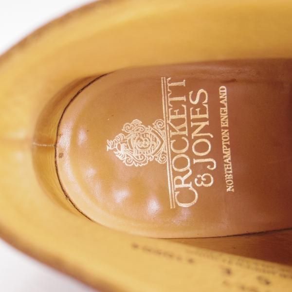 美品★クロケット&ジョーンズ 6E【定価￥73,700-★チャートシー/CHERTSEY】チャッカブーツ/224ラスト/スエード/茶/Crockett&Jones★e773