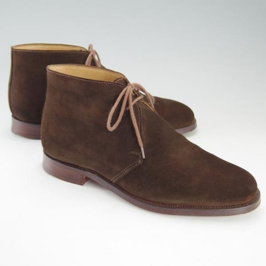 美品★クロケット&ジョーンズ 6.5E【定価￥73,700-★チャートシー/CHERTSEY】チャッカブーツ/224ラスト/スエード/Crockett&Jones★e774