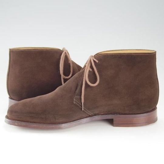 美品★クロケット&ジョーンズ 6.5E【定価￥73,700-★チャートシー/CHERTSEY】チャッカブーツ/224ラスト/スエード/Crockett&Jones★e774