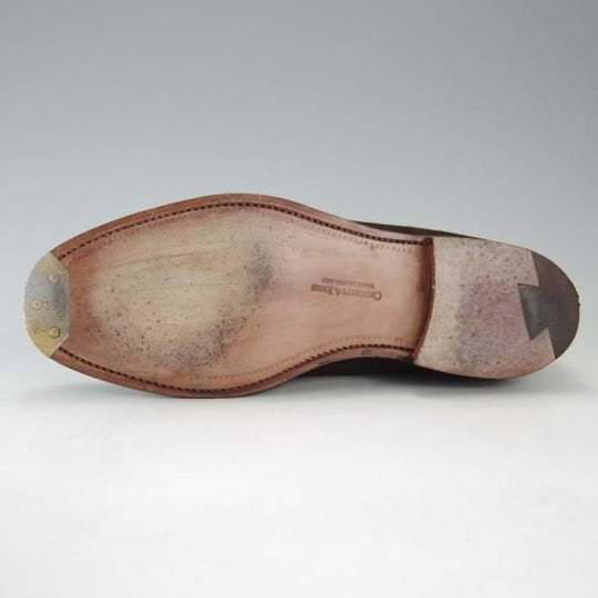 美品★クロケット&ジョーンズ 6.5E【定価￥73,700-★チャートシー/CHERTSEY】チャッカブーツ/224ラスト/スエード/Crockett&Jones★e774