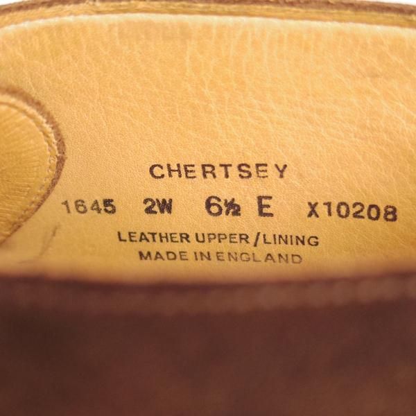 美品★クロケット&ジョーンズ 6.5E【定価￥73,700-★チャートシー/CHERTSEY】チャッカブーツ/224ラスト/スエード/Crockett&Jones★e774