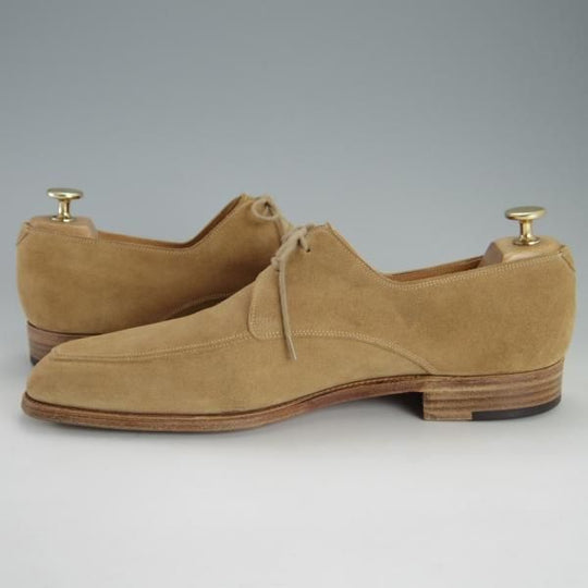 極上★ジョンロブ 8E【★Uチップ/OAKHAM/1306ラスト】スエード/薄茶/メンズ/JOHN LOBB★e782